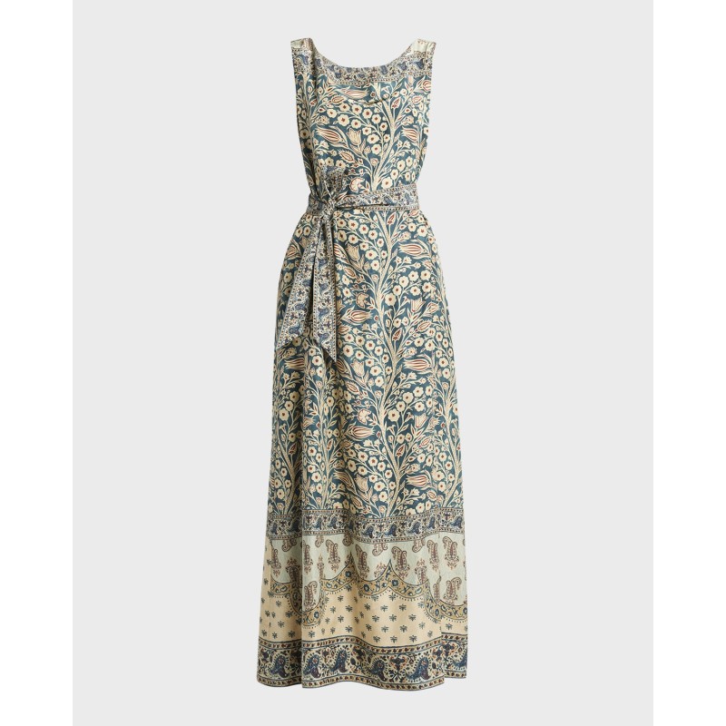 [2024] Loropiana Abito Kiko Tree Of Life Habuta Dress