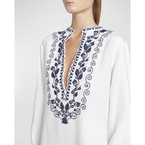 [2024] Loropiana Abito Faye Embroidered Antigua Dress